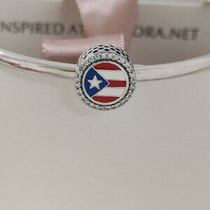 Pandora Puerto Rico Flag Exclusive Bead Charm Old San Juan Puerto Rico Travel